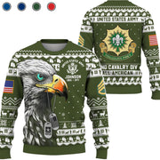 Personalized Military Christmas Ugly Sweater Gift For Soldier Veterans K1702 Trhn