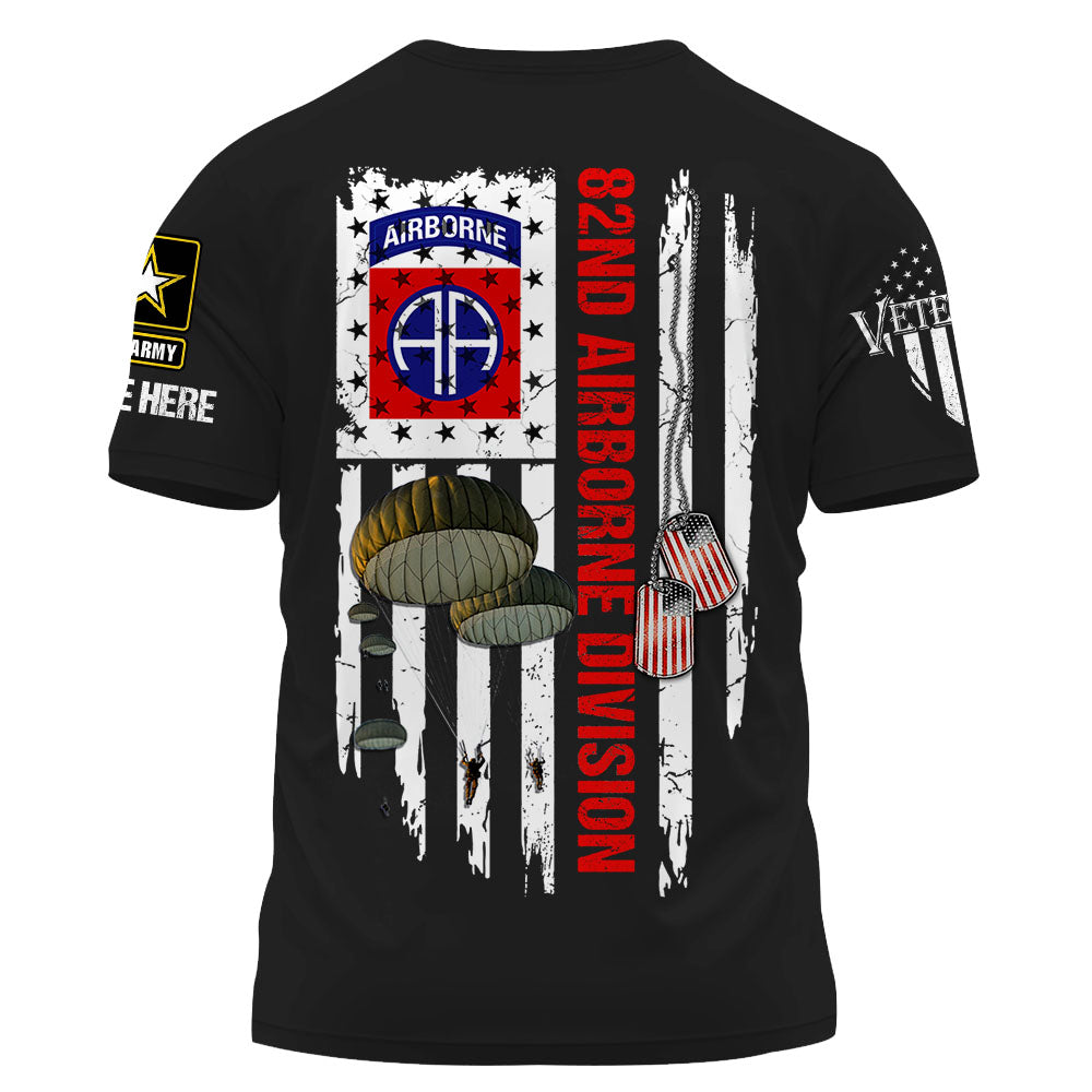 Custom Military Division Personalized Gift For Veteran K1702