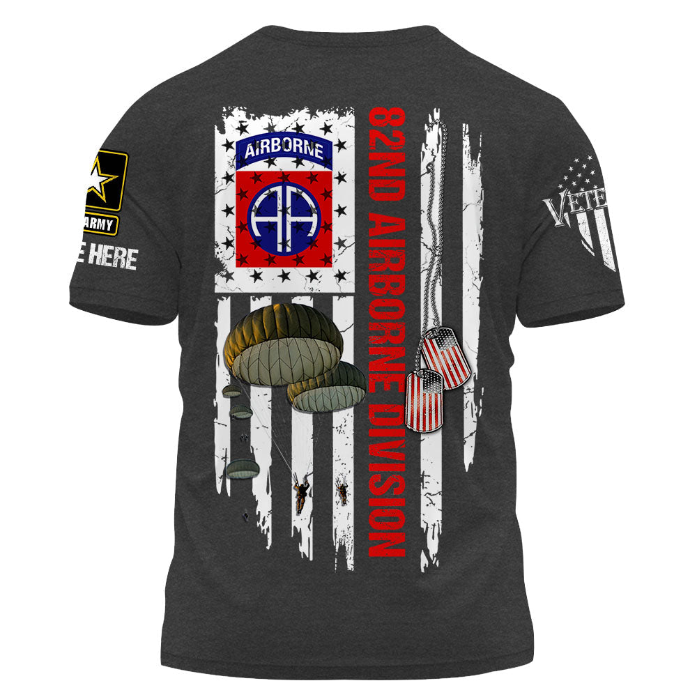 Custom Military Division Personalized Gift For Veteran K1702