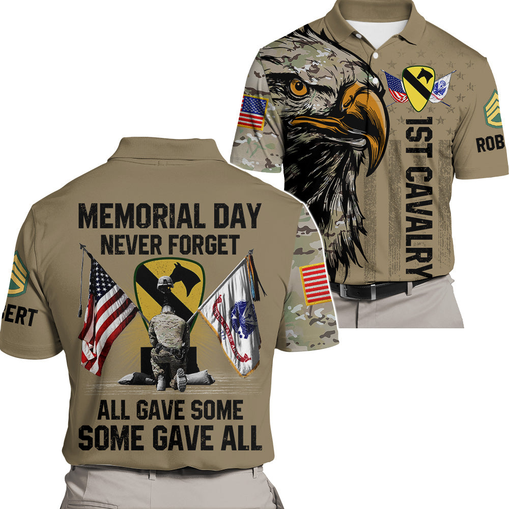 Personalized All Over Print Shirt Honor The Fallen Memorial Day Never Forget All Gave Some Some Gave All Shirt For Veteran K1702 Trhn