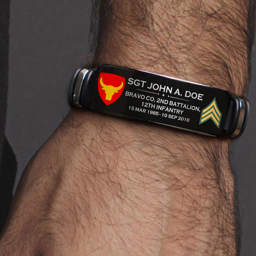 Military Memorial Bracelet – Custom All Military Branches Gift For Veteran K1702 Trhn