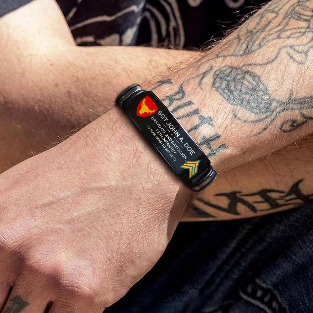 Military Memorial Bracelet – Custom All Military Branches Gift For Veteran K1702 Trhn