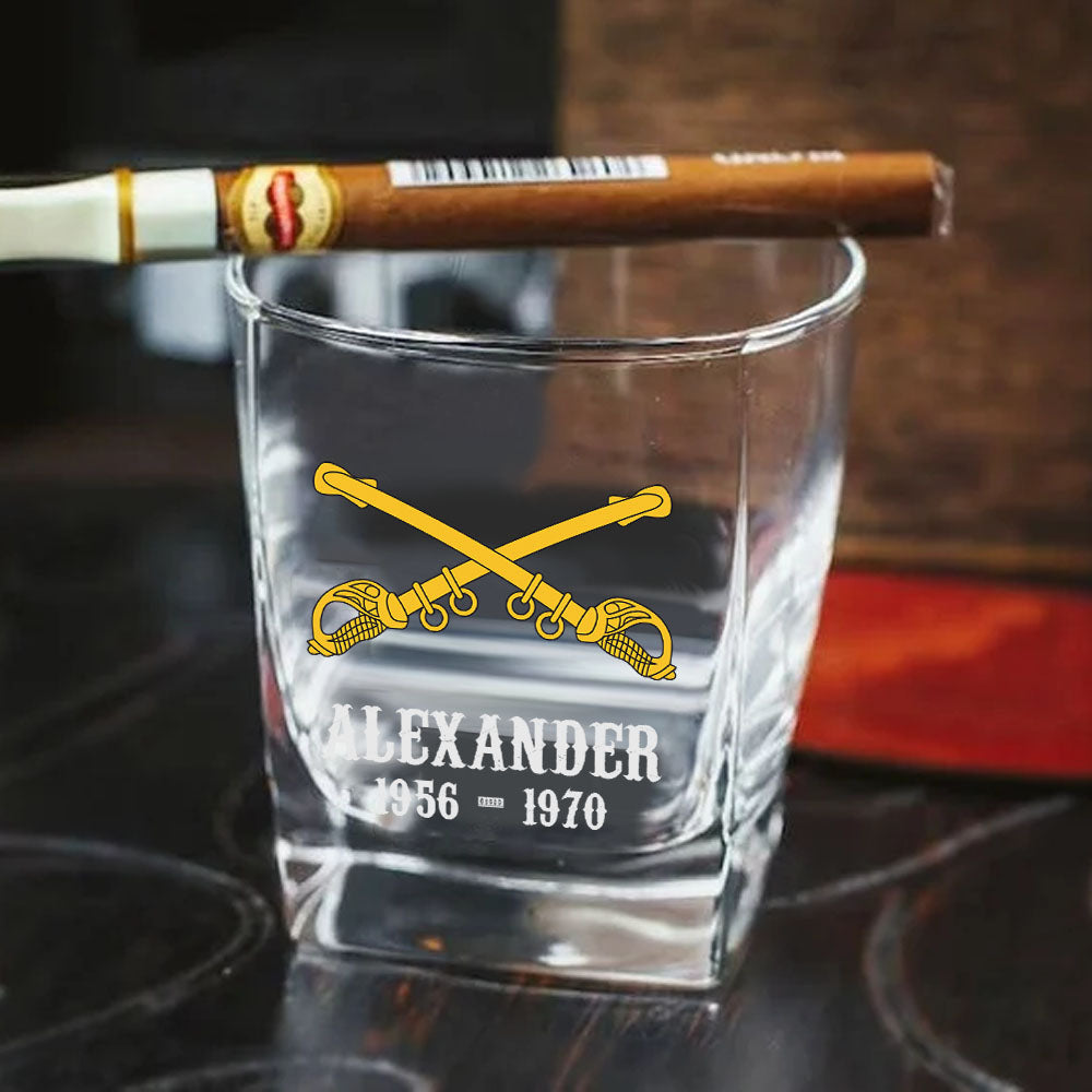 Custom Veteran Whiskey Hexagon Decanter Set For Veterans Retired Soldier Gift K1702