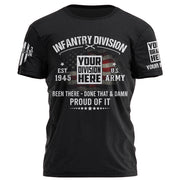 Veteran Custom Shirt Military Division Personalized Gift K1702