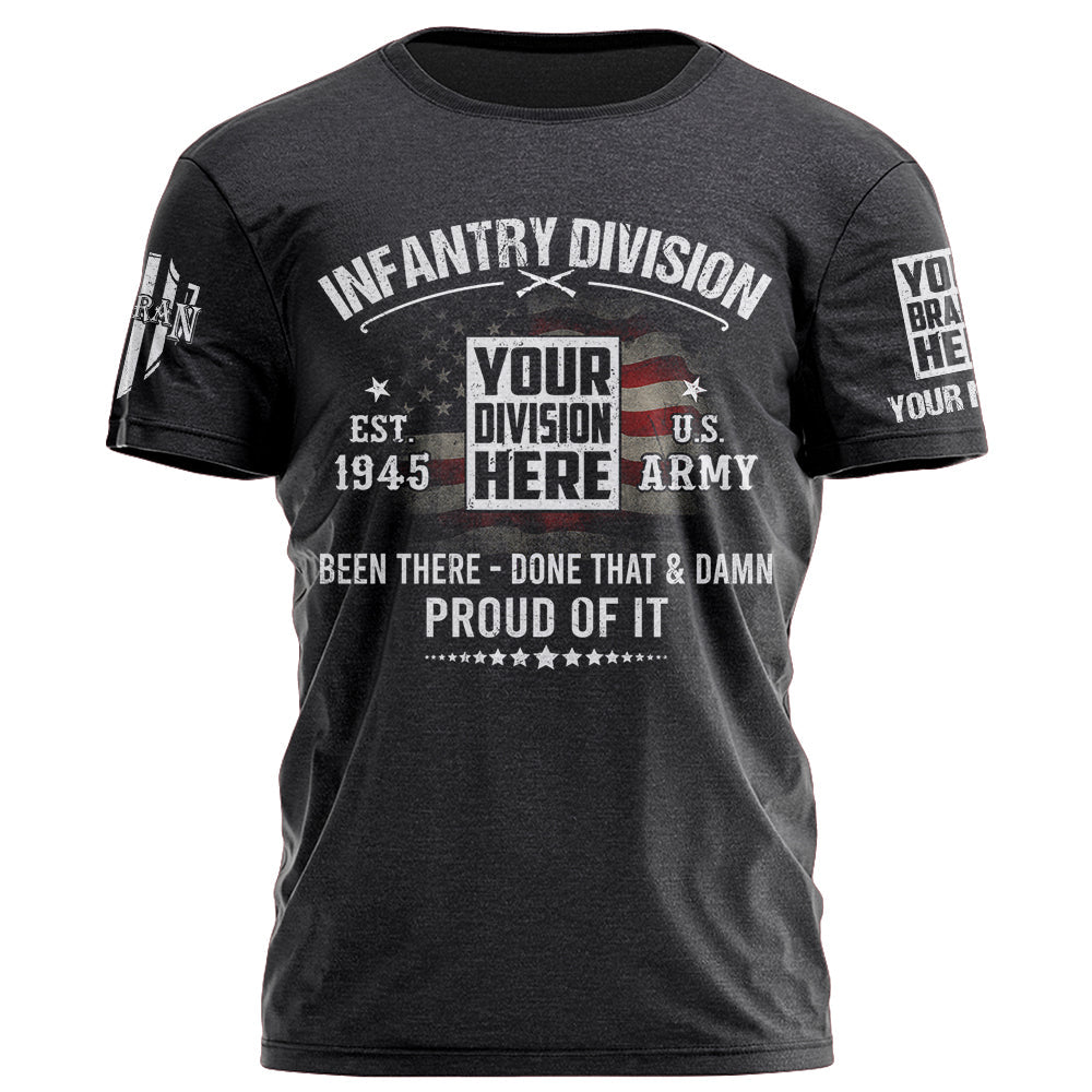 Veteran Custom Shirt Military Division Personalized Gift K1702