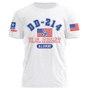 DD214 Alumni Flag Pesonalized Shirt Gift For Veteran K1702