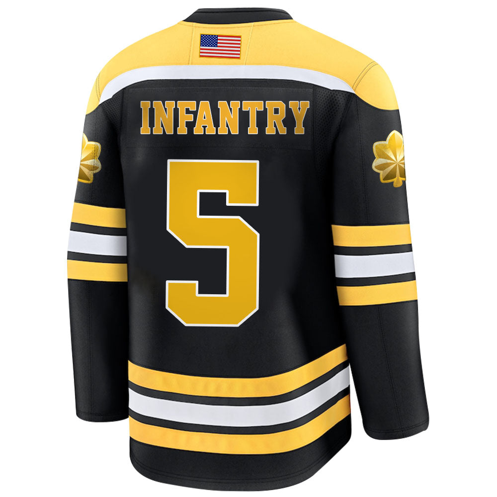 Personalized Hockey Jersey Military Available All Military Branches Shirt Gift For Veteran Soldier K1702 Trhn