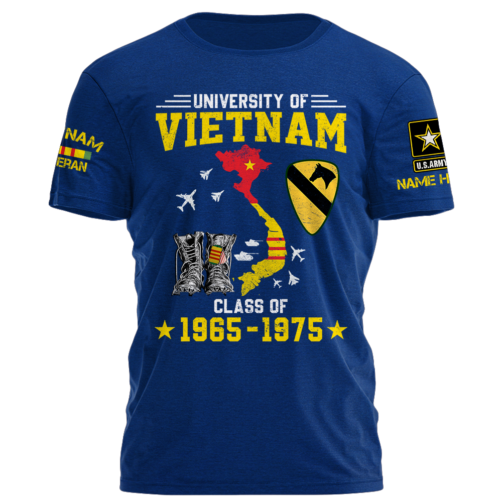 University Of Vietnam Personalized Shirt For Vietnam Veteran K1702