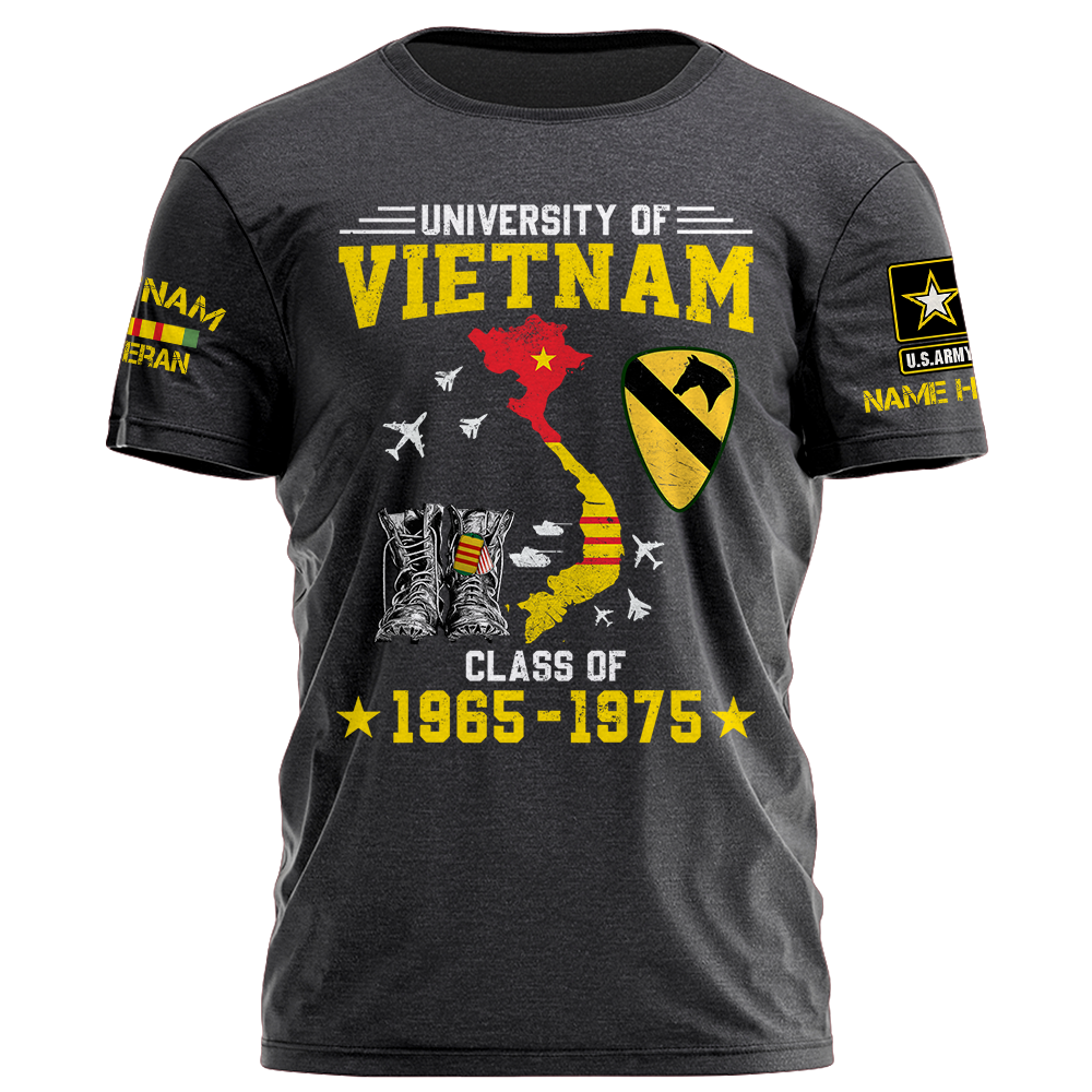 University Of Vietnam Personalized Shirt For Vietnam Veteran K1702