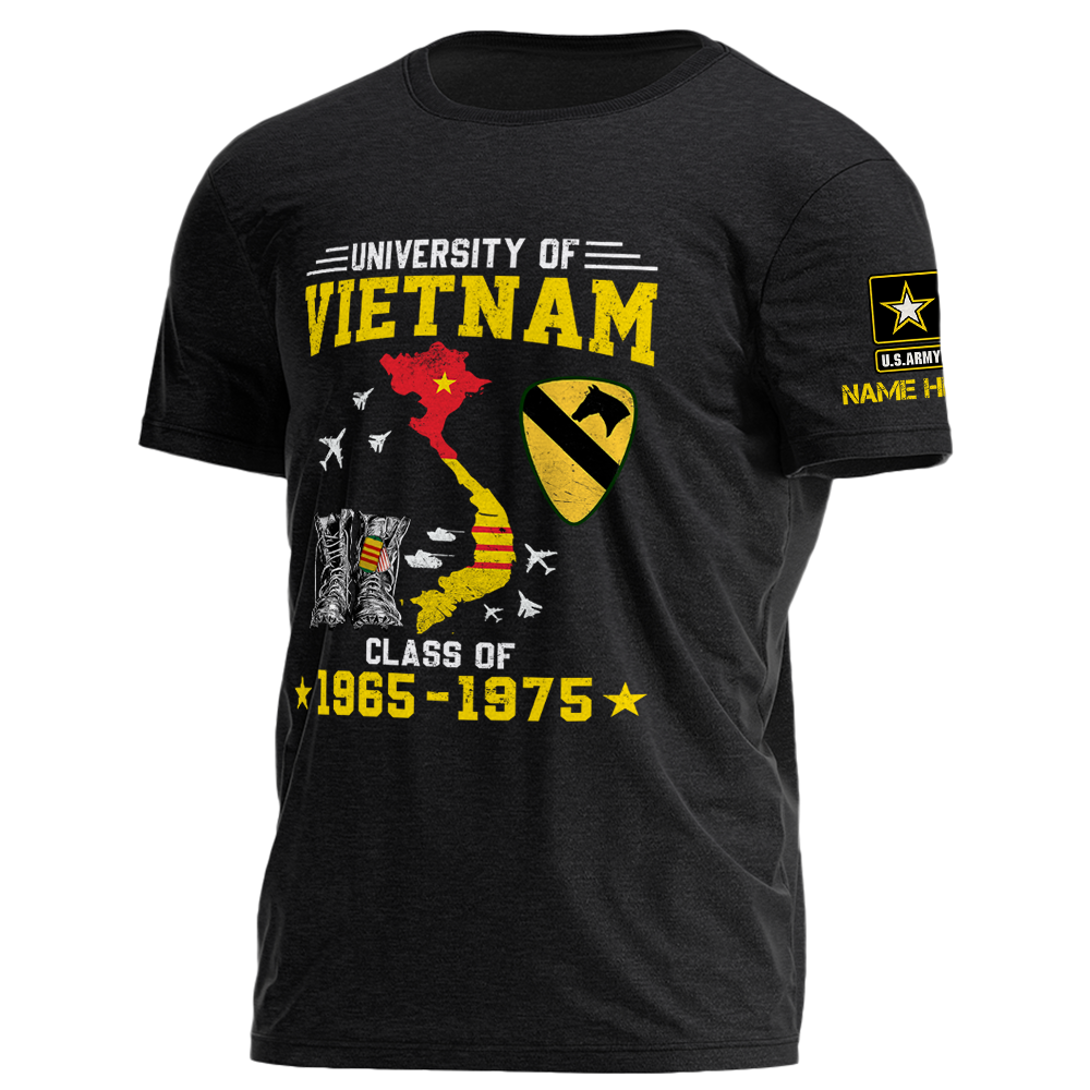 University Of Vietnam Personalized Shirt For Vietnam Veteran K1702