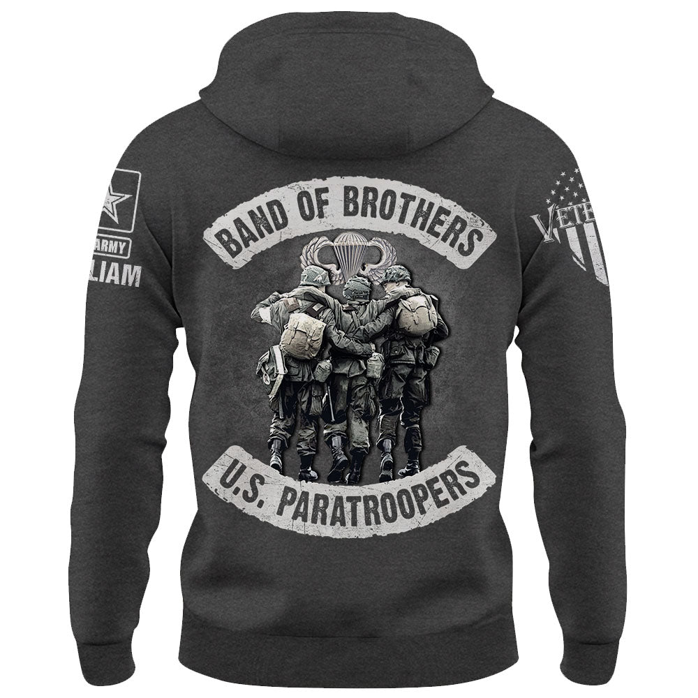Personalized Shirt Band Of Brothers US Veterans Custom Division And Badges US Military Veteran Shirt K1702