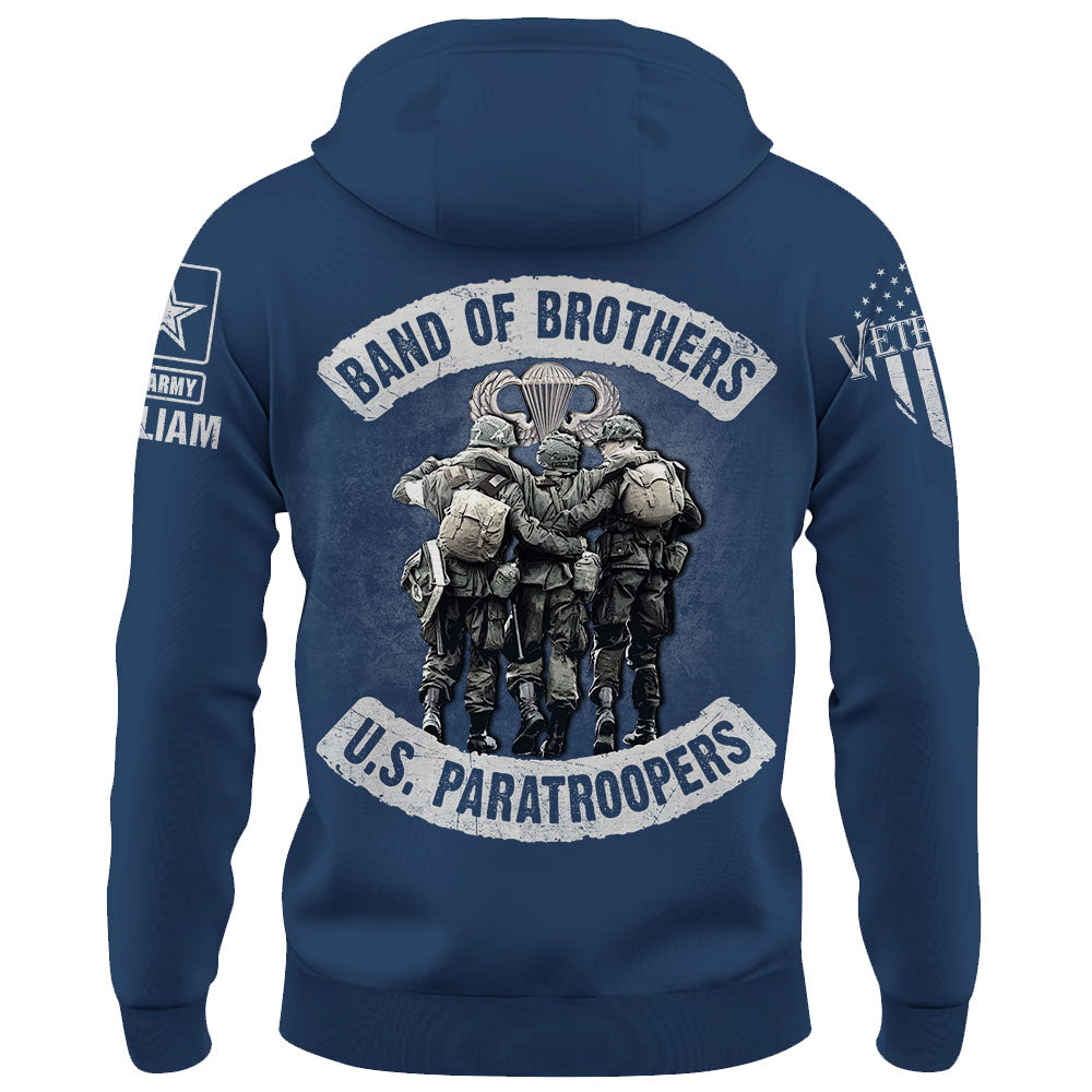 Personalized Shirt Band Of Brothers US Veterans Custom Division And Badges US Military Veteran Shirt K1702