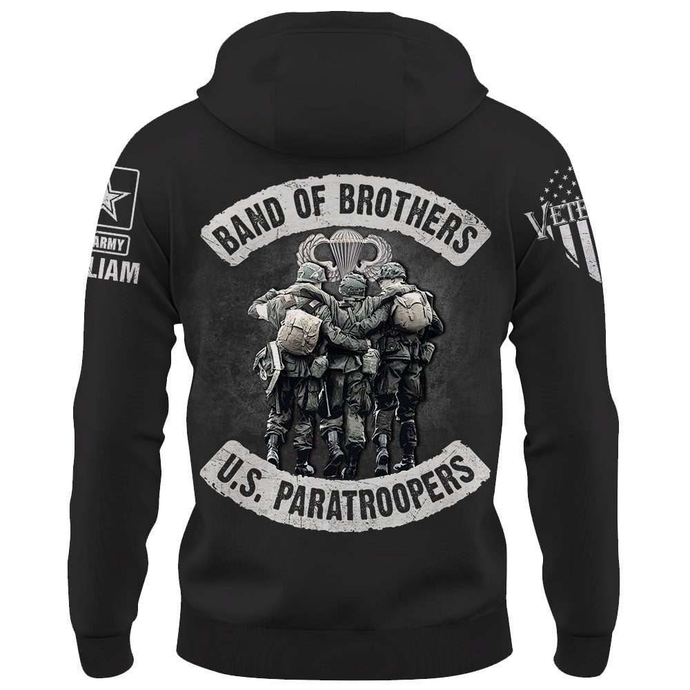 Personalized Shirt Band Of Brothers US Veterans Custom Division And Badges US Military Veteran Shirt K1702