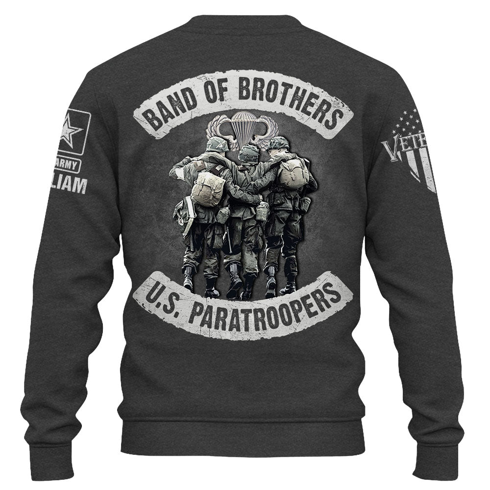 Personalized Shirt Band Of Brothers US Veterans Custom Division And Badges US Military Veteran Shirt K1702
