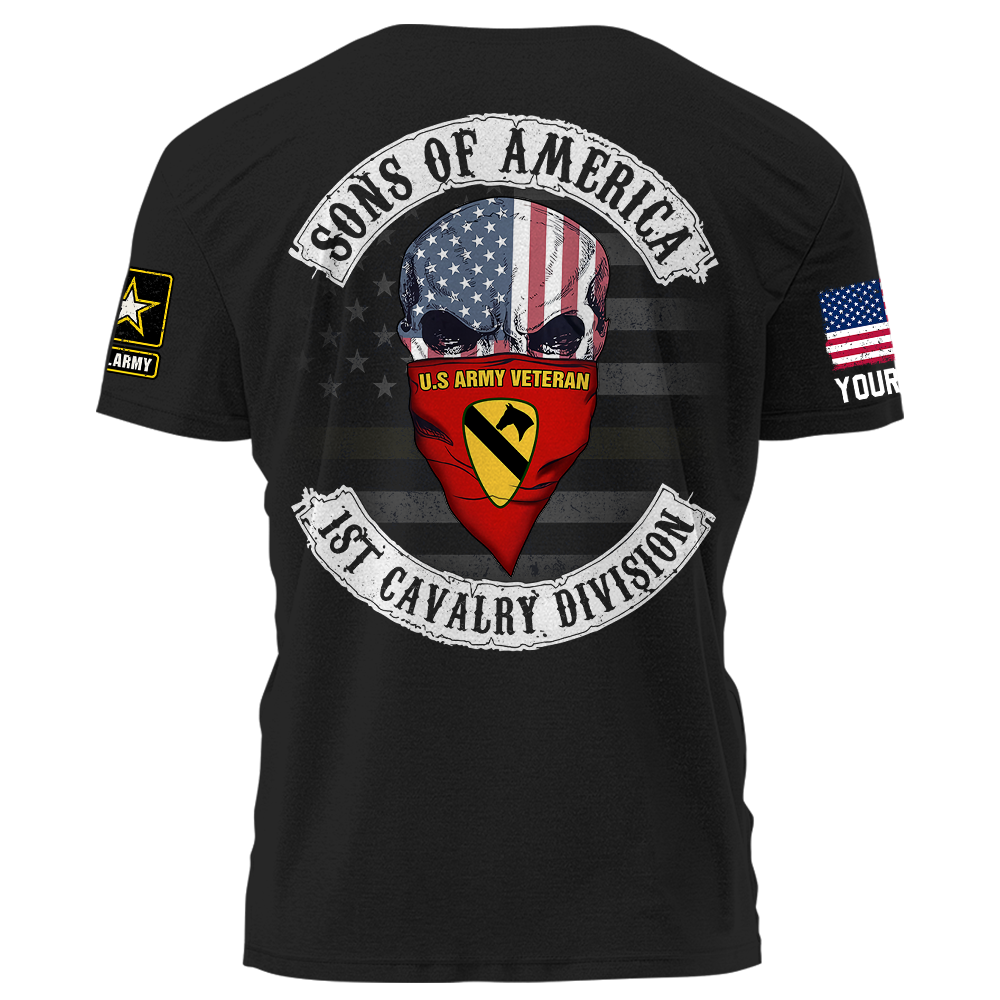 Son Of America Custom Division Personalized Shirt For Veteran K1702