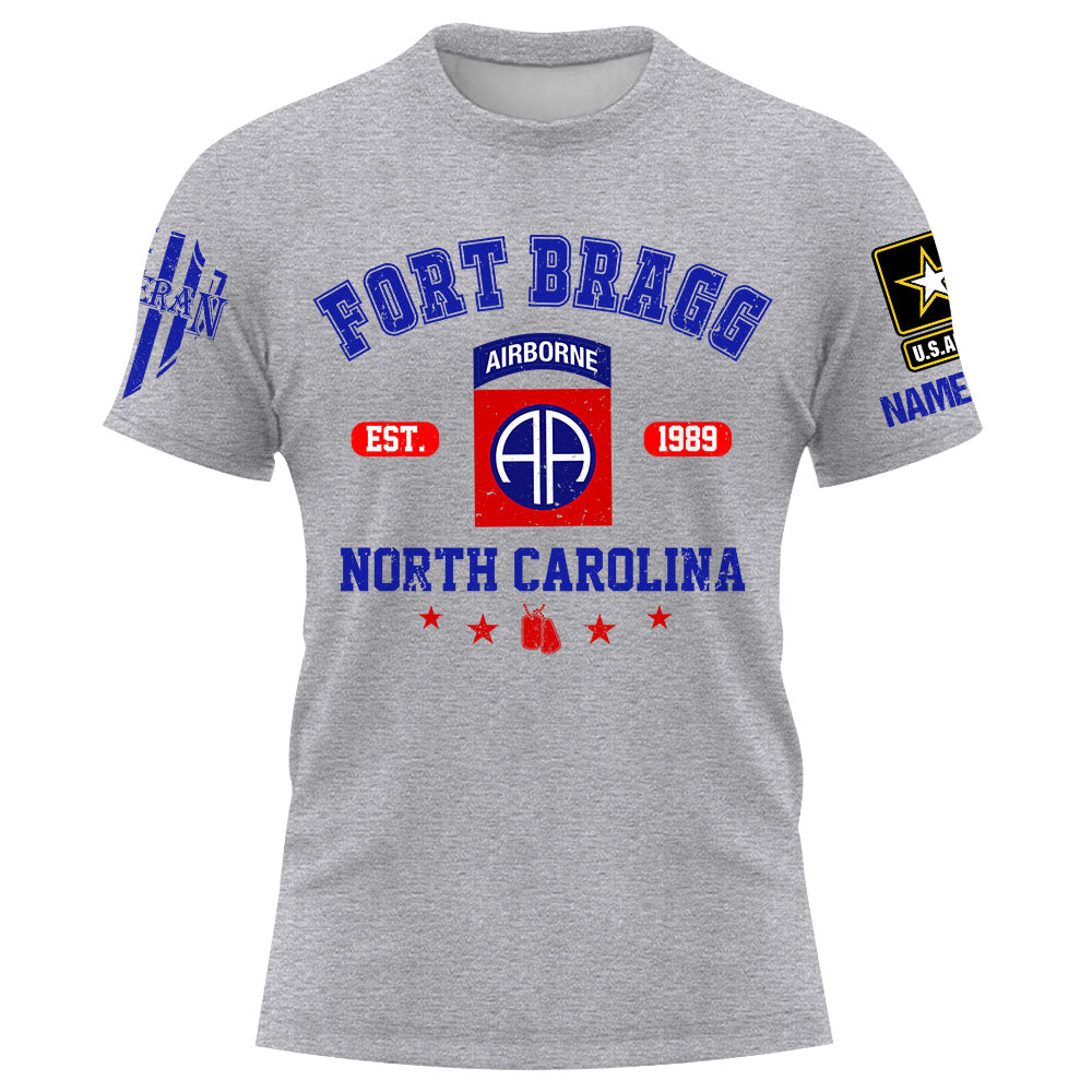 Personalized Shirt Custom Military Base And Units Patch Military Gift For Soldier Veteran K1702