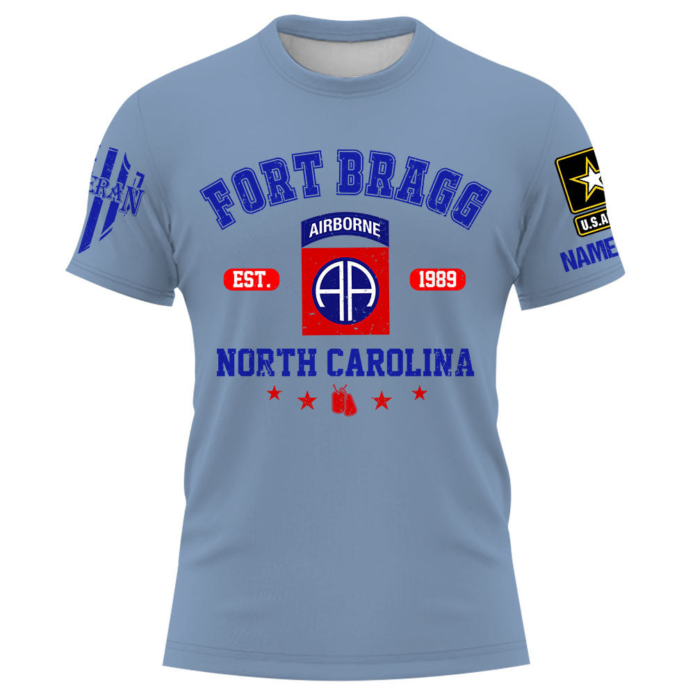 Personalized Shirt Custom Military Base And Units Patch Military Gift For Soldier Veteran K1702