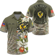 Custom Hawaiian shirt US Military Veteran Available All Military Branch Gift For Veteran Soldier All Over Print Shirt K1702 Trhn
