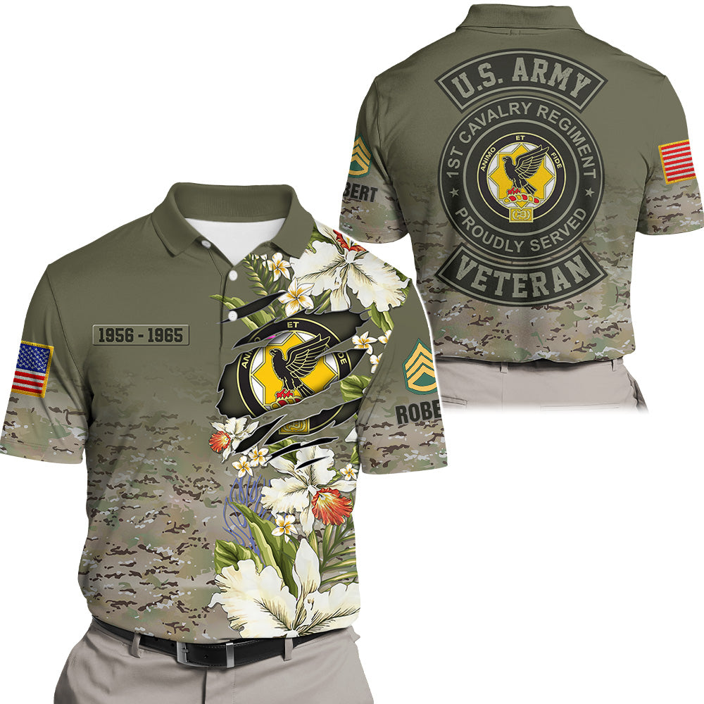 Custom Hawaiian shirt US Military Veteran Available All Military Branch Gift For Veteran Soldier All Over Print Shirt K1702 Trhn