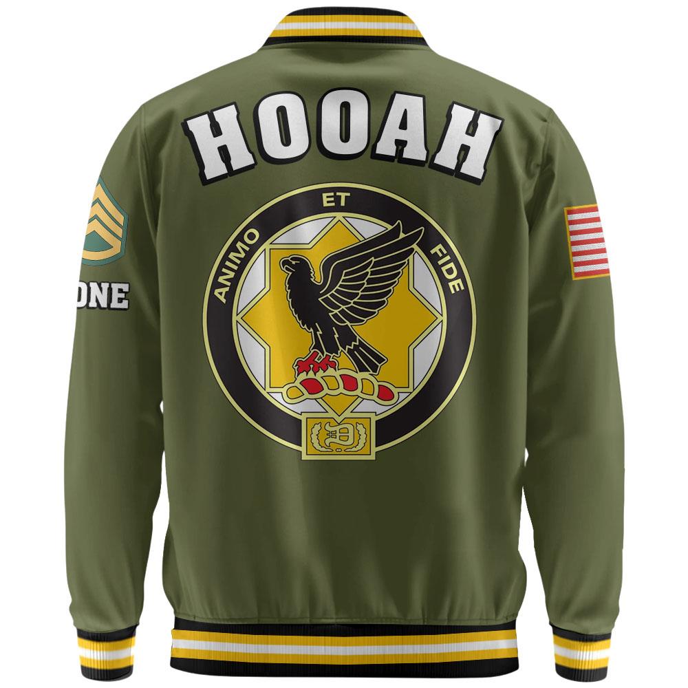 US Military Baseball Jackets Custom All Branches Rank Division Name For Military Retirement Veteran Dad Grandpa K1702 Trhn