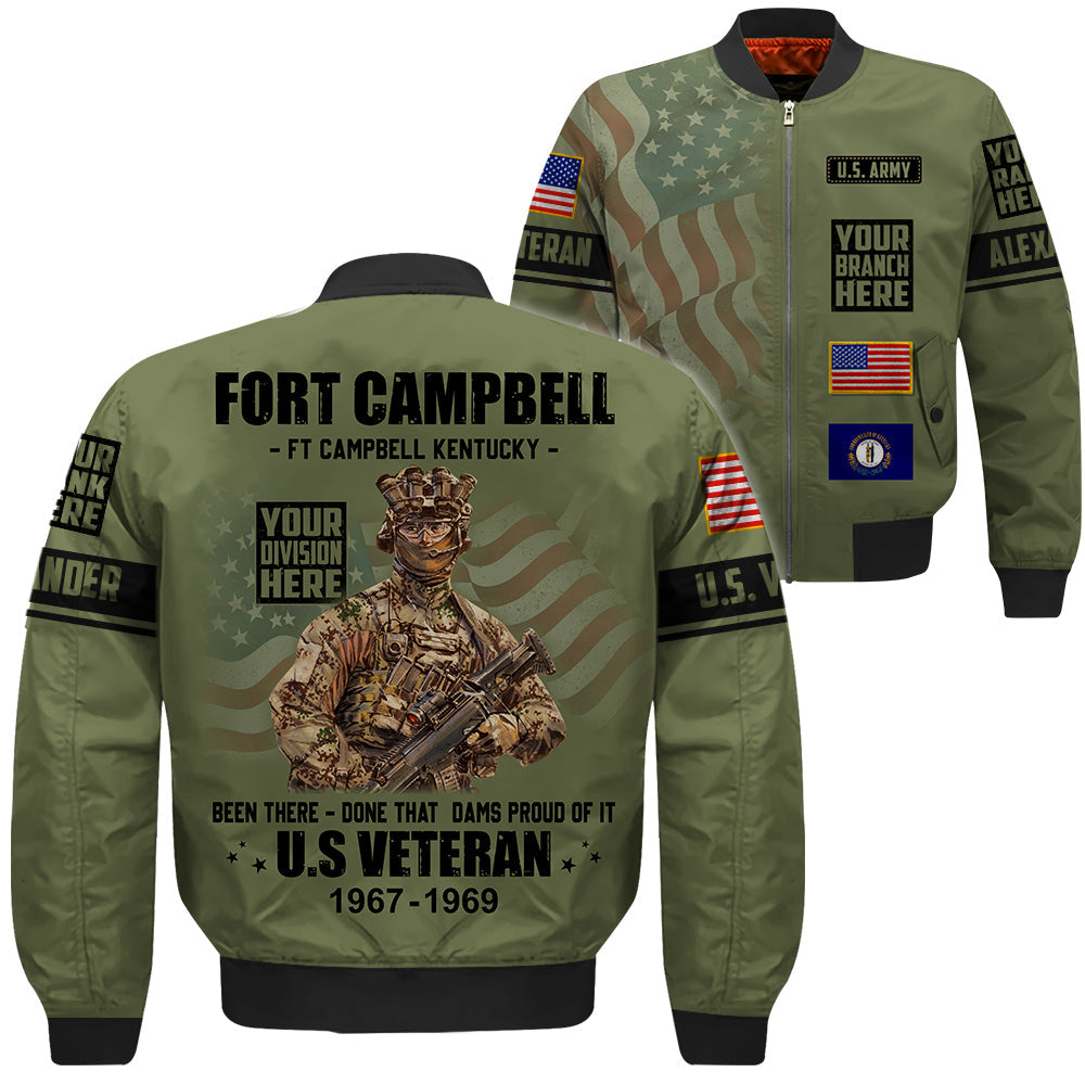 Veteran Custom Shirt Military Base Been There Done That And Damn Proud Of It Personalized All Over Print Gift K1702