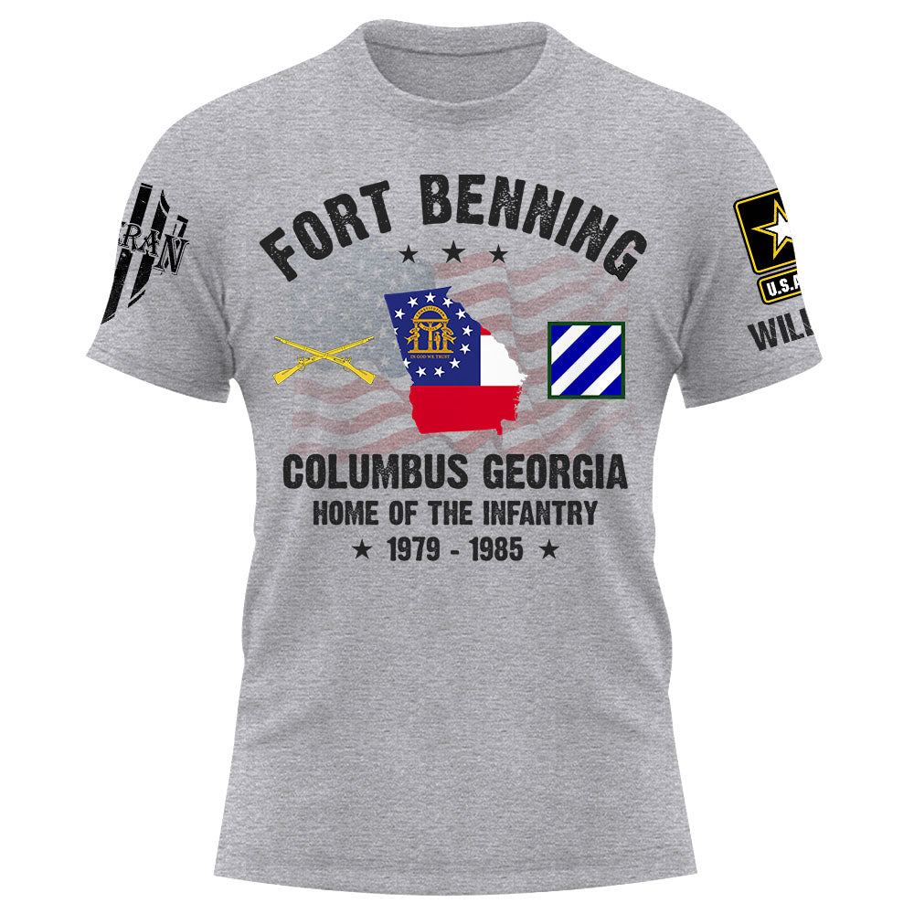 Veteran Custom Shirt Military Base Custom Division Military Personalized Gift For Veterans K1702