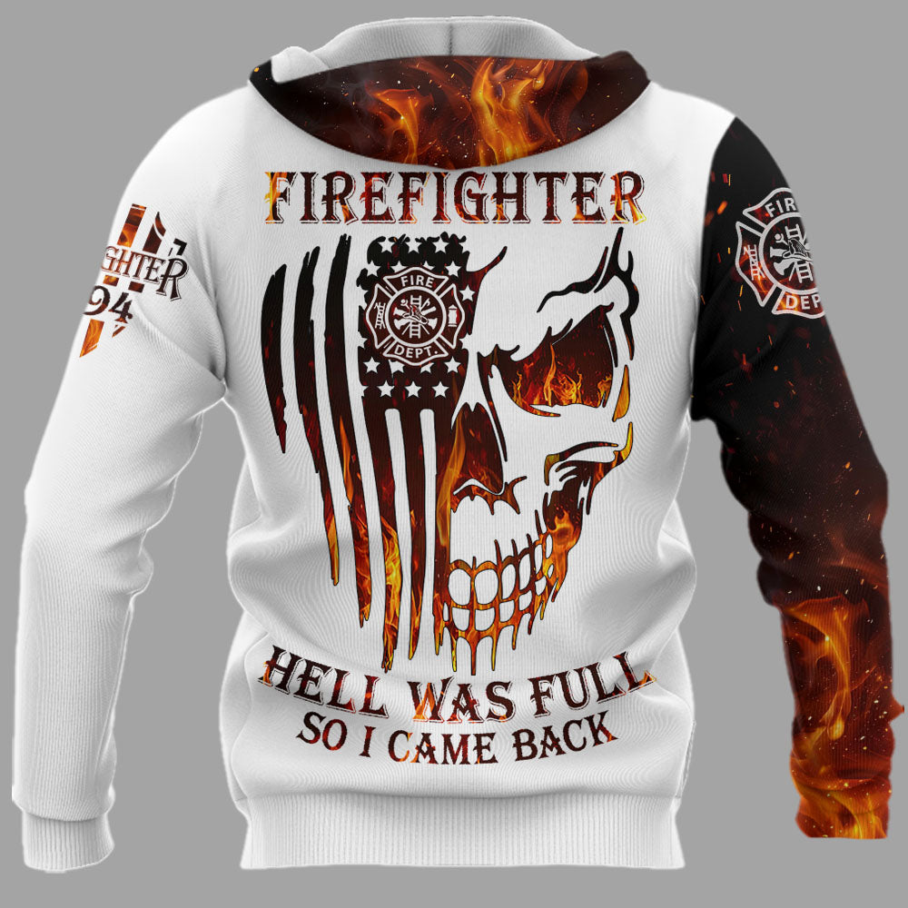 Custom Firefighter All Over Print Shirt Custom Fire Department Gift For Firefighters K1702 Trhn