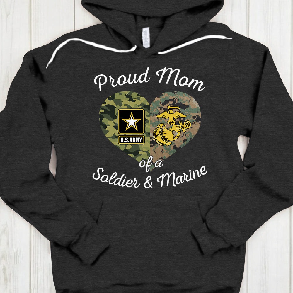 Personalized Family Member, Military Branch - Proud Military Mom, Wife, Aunt, Sister, Grandma...(Other) - Military Shirt- - K1702