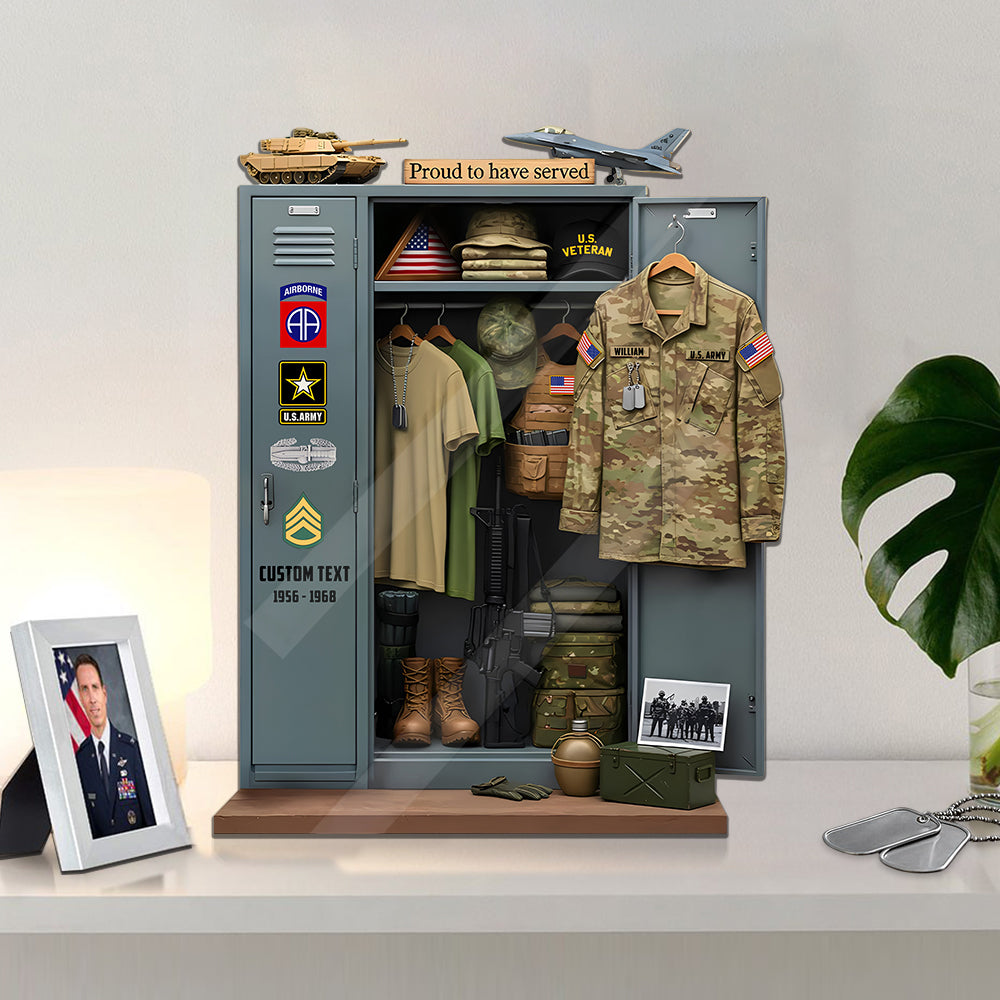 Military Personal Locker Plaque - Personalized Gifts For Veteran K1702 Trhn