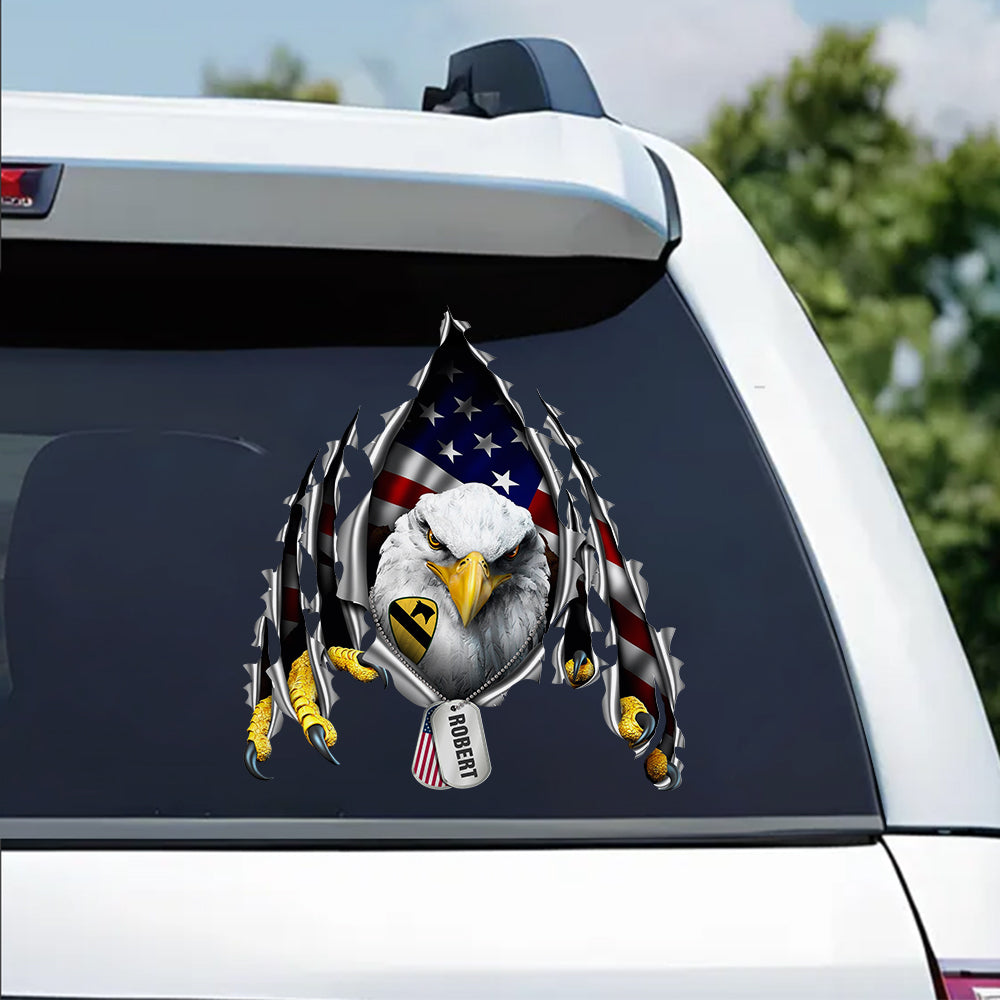 Custom Car Decal Veteran Available All Branches of Services Car Decal For Military Veteran Military Retired Gift K1702 Trhn