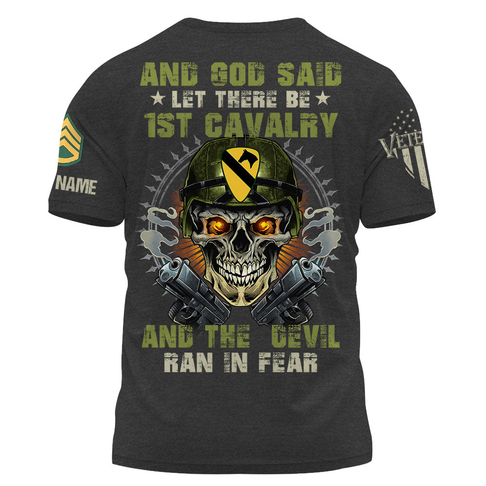 Custom Shirt And God Said Let There Be Veteran Custom All Military Branches Gift For Veterans K1702 Trhn