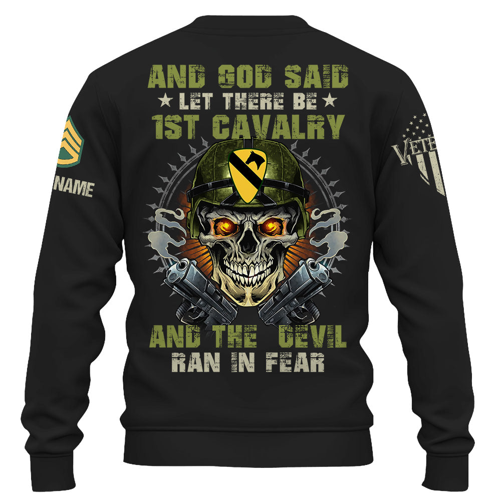 Custom Shirt And God Said Let There Be Veteran Custom All Military Branches Gift For Veterans K1702 Trhn