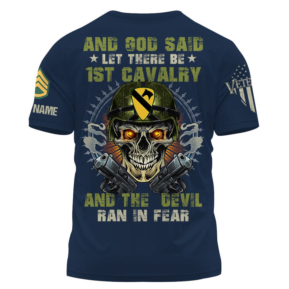 Custom Shirt And God Said Let There Be Veteran Custom All Military Branches Gift For Veterans K1702 Trhn