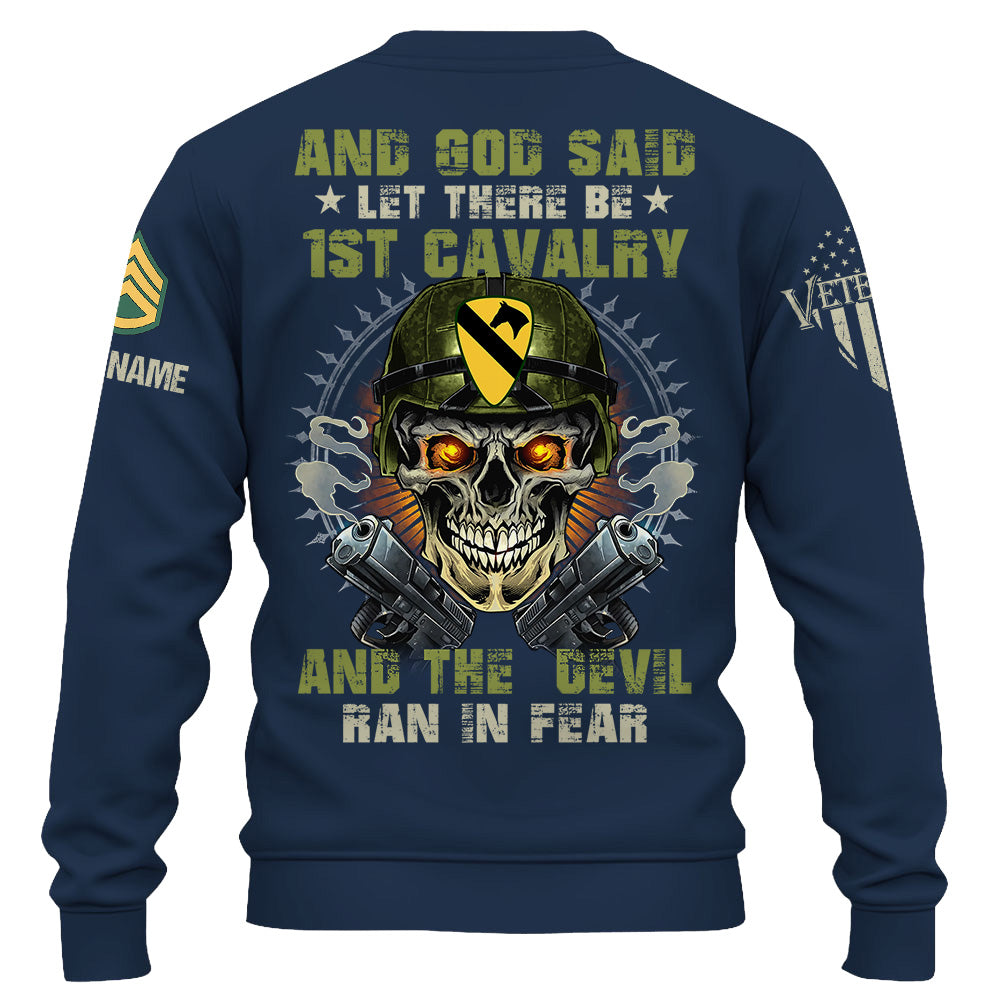Custom Shirt And God Said Let There Be Veteran Custom All Military Branches Gift For Veterans K1702 Trhn