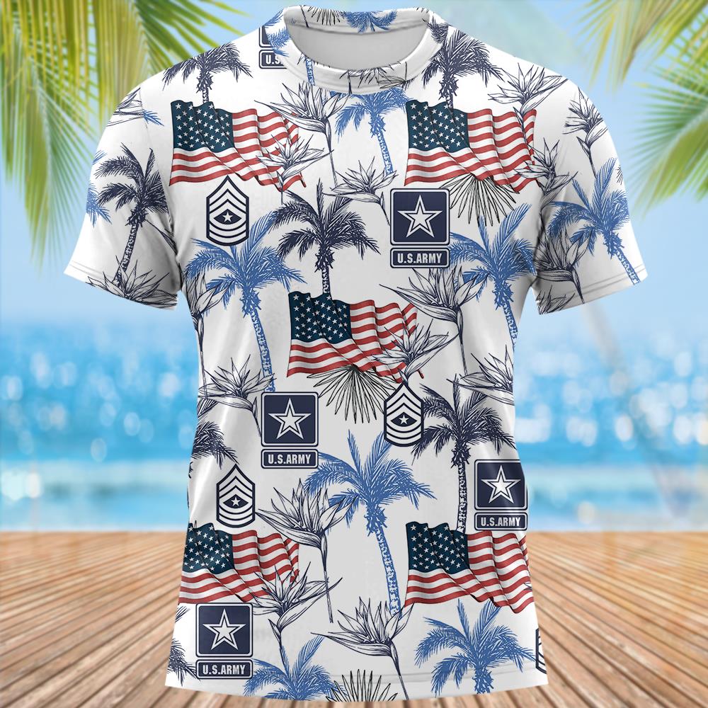 Custom Shirt US Military Veteran Available All Military Branch Gift For Veteran Soldier All Over Print Shirt K1702 Trhn