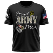 Custom Military Family Shirt With Name,Photo Soldier Personalized All Military Branches Army Mom Gift For Military Family Members K1702
