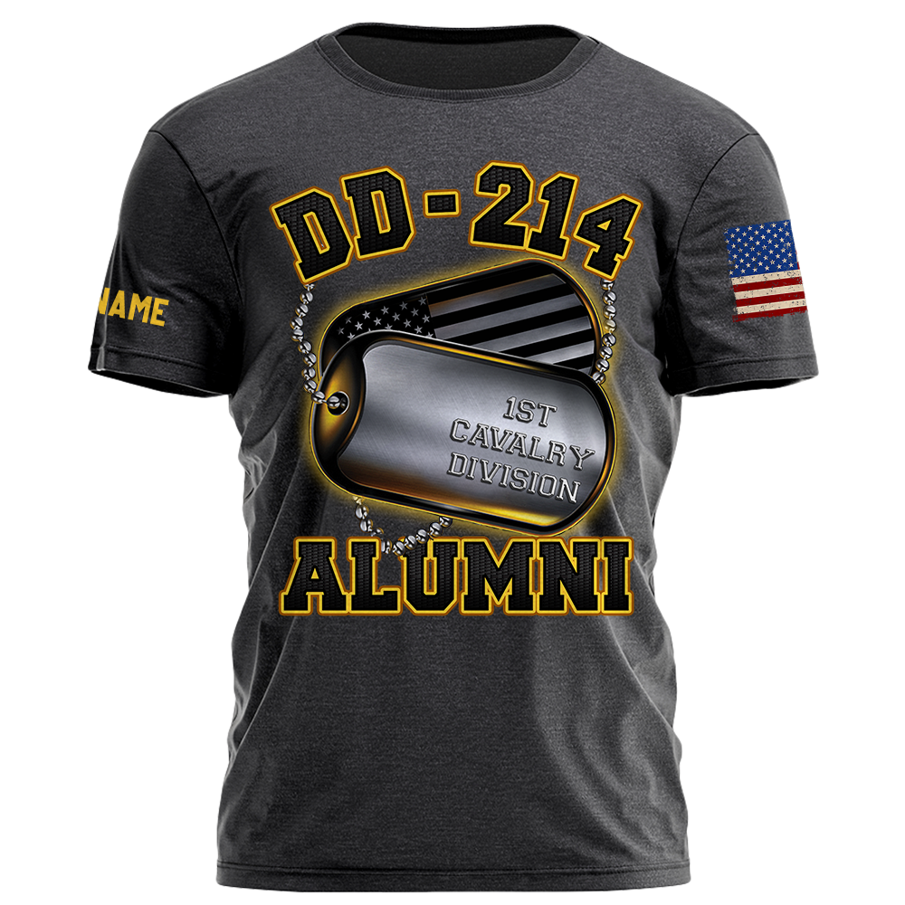 DD 214 Veteran Alumni Personalized Shirt K1702