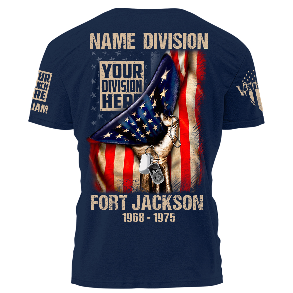 Veteran Custom Shirt Military Division Personalized Gift K1702