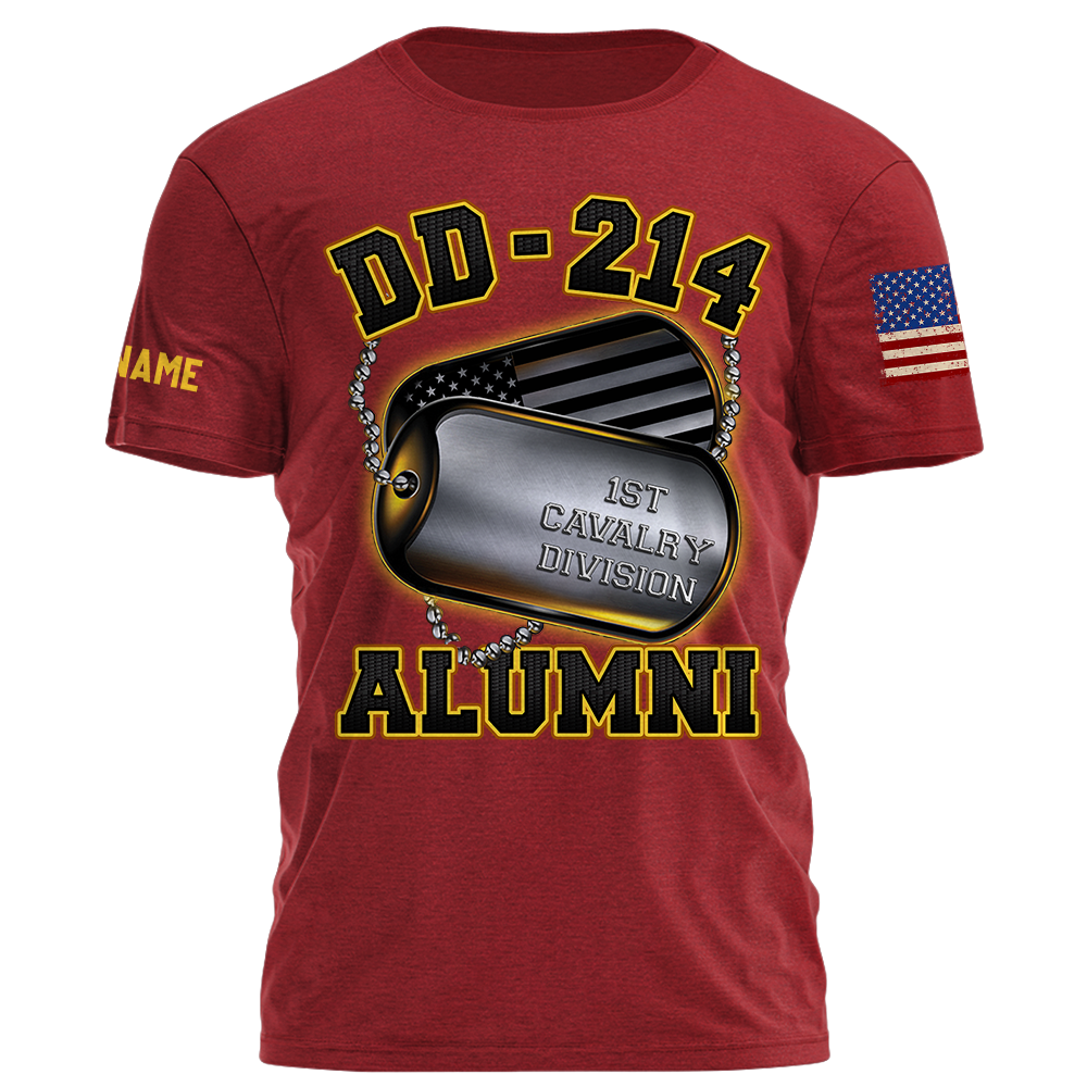 DD 214 Veteran Alumni Personalized Shirt K1702