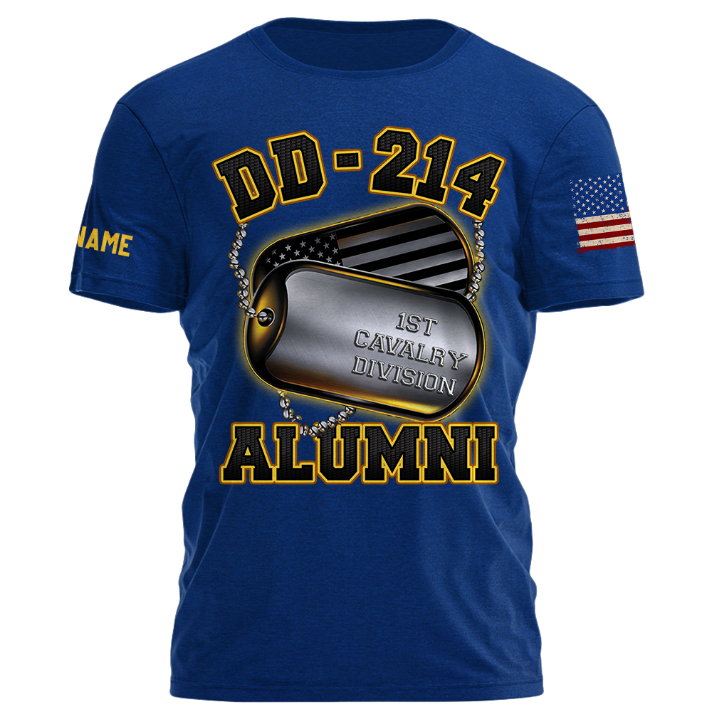 DD 214 Veteran Alumni Personalized Shirt K1702