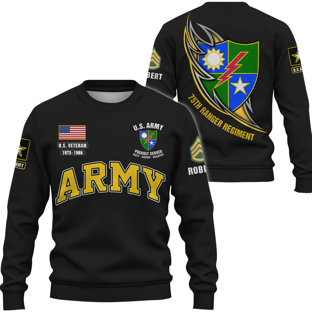 Custom All Over Print Shirt  Veteran Custom All Unit Patch Division Military Gift For Soldier Veterans K1702 Trhn