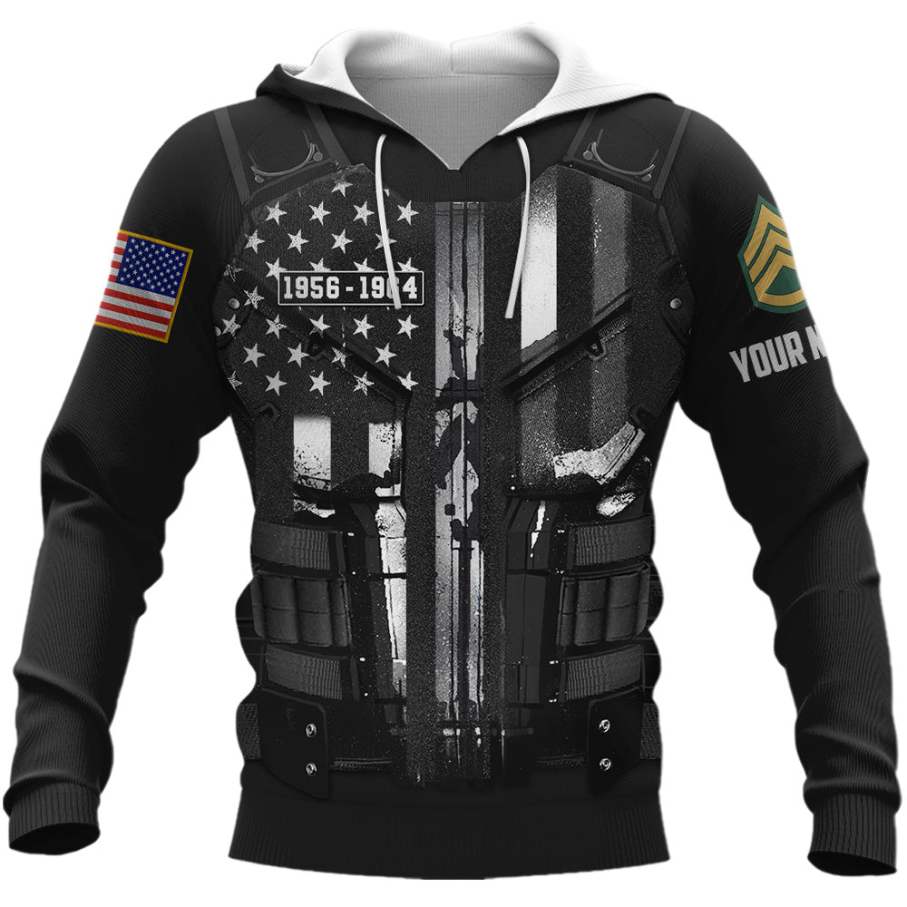 Personalized All Over Print Son Of America Custom Division Custom Shirt For Veteran K1702 Trhn