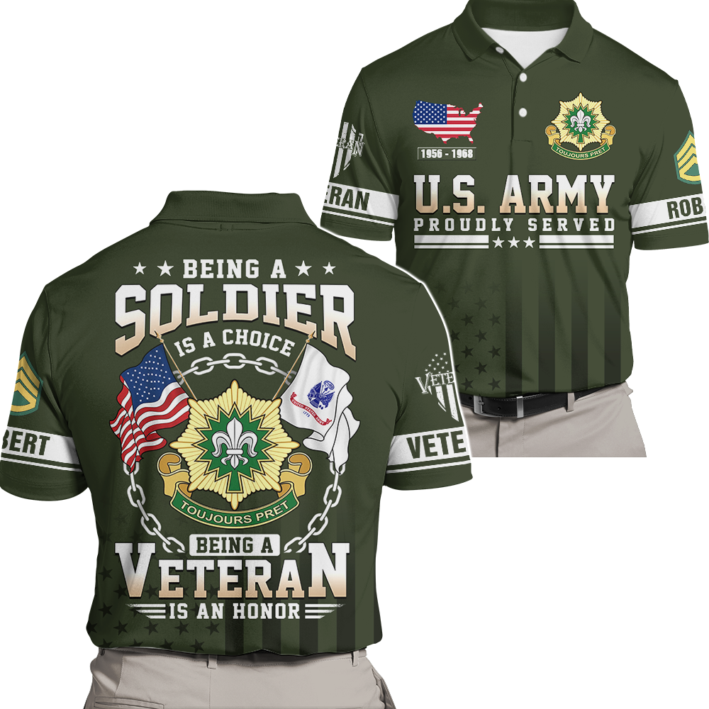 Being A Soldier Is A Choice Being A Veteran Is An Honor Personalized All Over Print Shirt Gift For Veteran K1702 Trhn