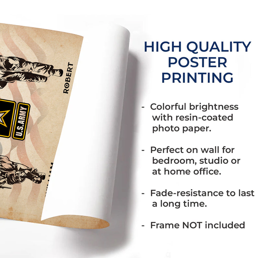 Custom Poster And Canvas When The Demons Come Call On Me Brother And We Will Fight Them Together Gift For Soldier Veteran K1702 Trhn