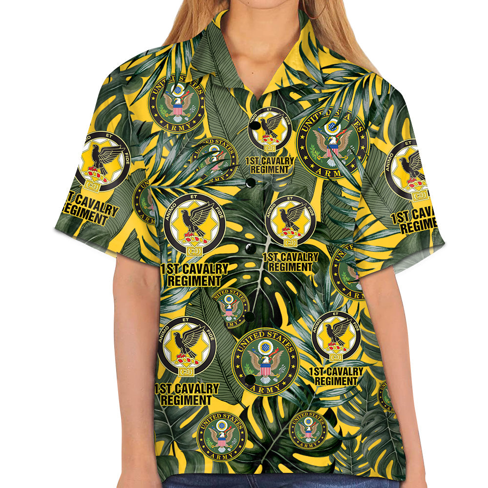 Personalized Hawaiian Shirt United States Veteran Retro Military Hawaiian Shirt Custom All Military Branches Gift For Veterans K1702 Trhn