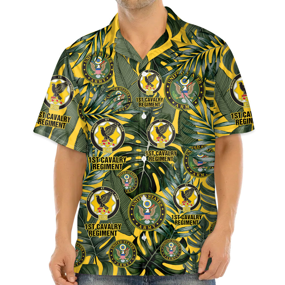 Personalized Hawaiian Shirt United States Veteran Retro Military Hawaiian Shirt Custom All Military Branches Gift For Veterans K1702 Trhn