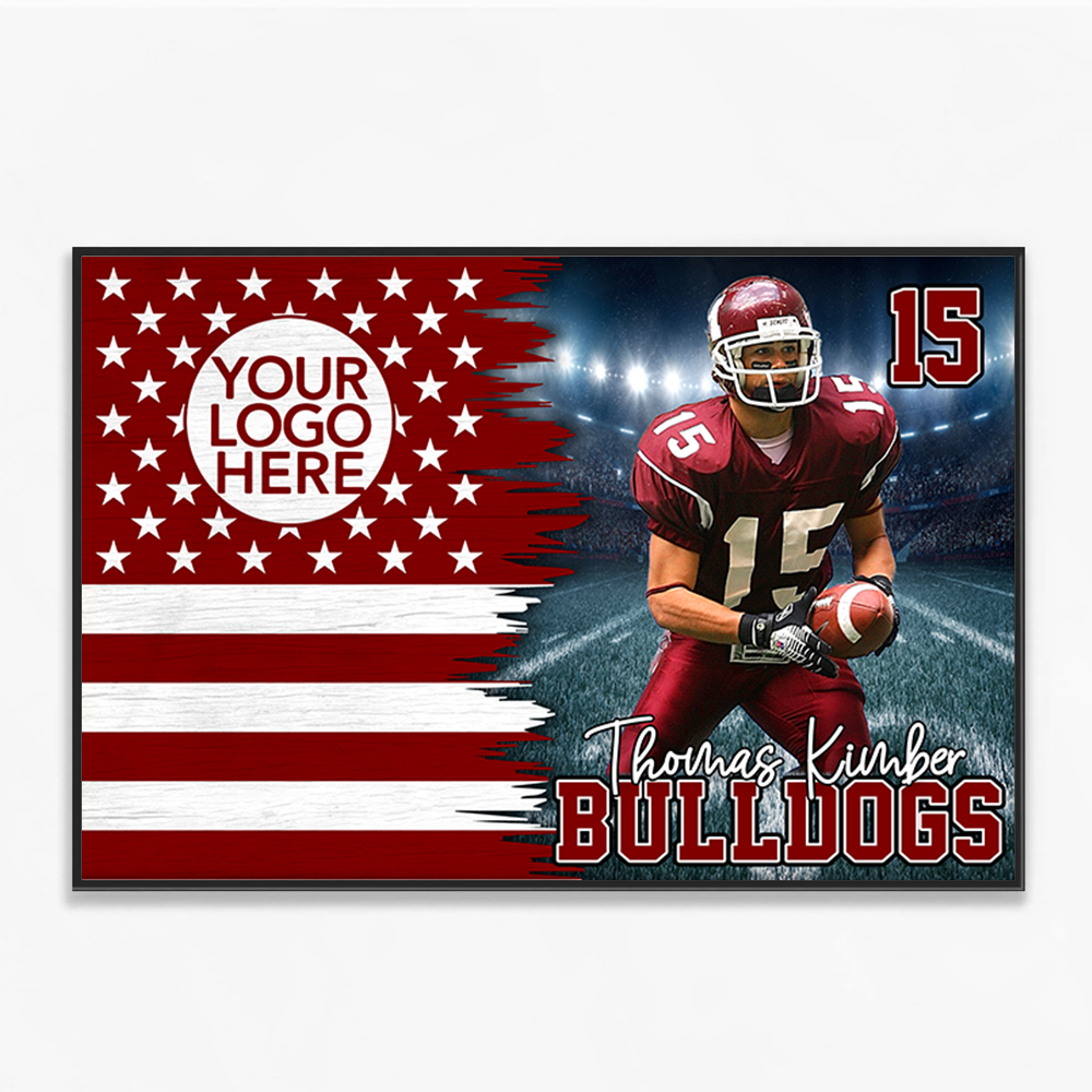 Custom Poster Canvas American Football Game Day Gift For Sport Family K1702