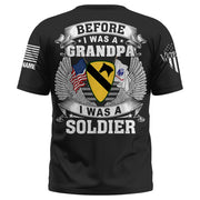 Custom Shirt Before I Was A Grandpa I Was A Paratrooper Veteran Custom All Military Branches Gift For Veterans K1702 Trhn