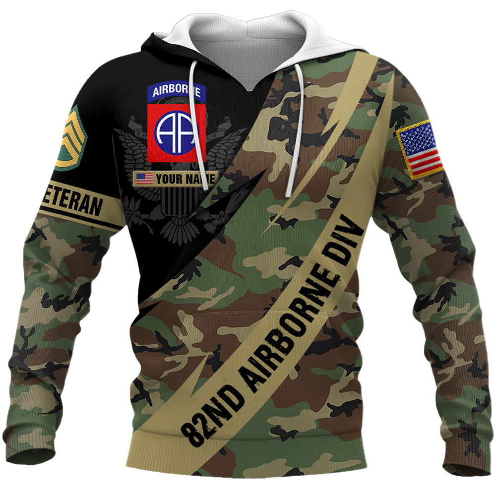 Personalized All Over Print Shirt Military Camouflage Style Shirts K1702 Trhn