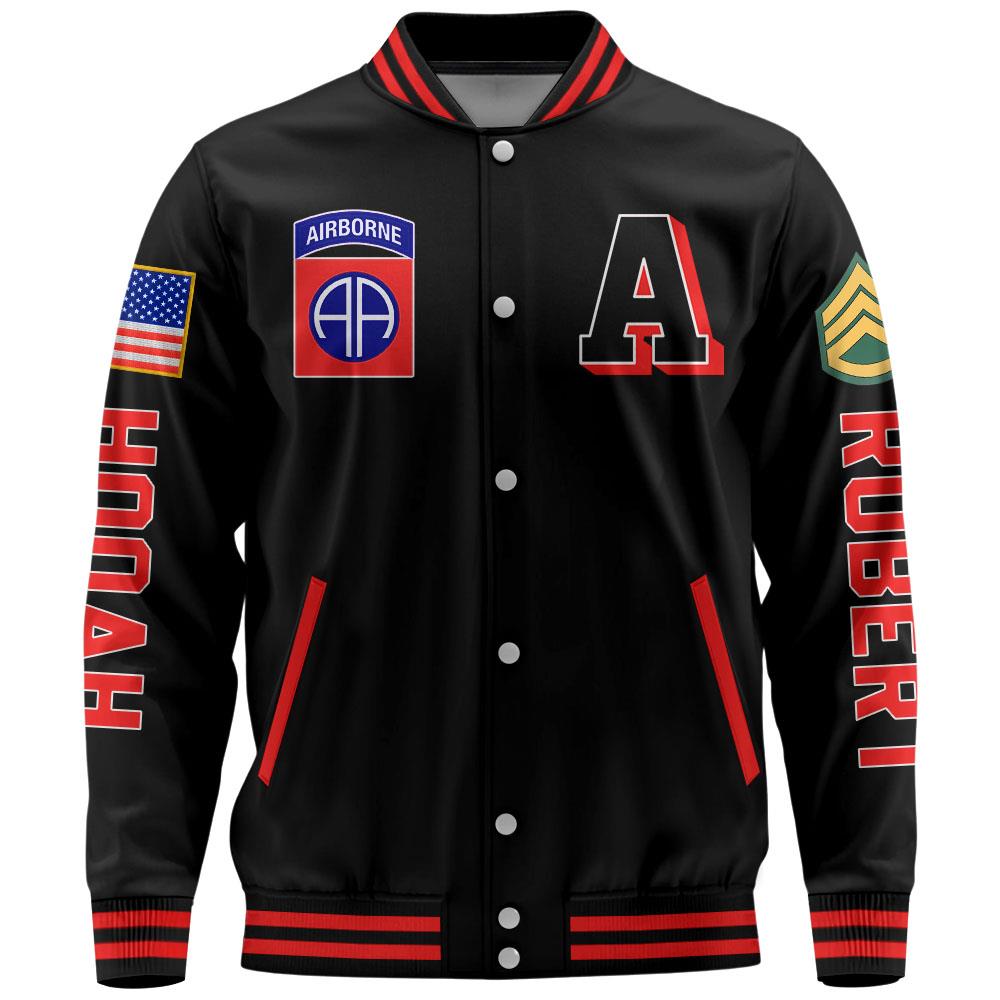 Veteran Custom Baseball Jacket Honor Duty Country Personalized Gift For Veterans K1702 Trhn